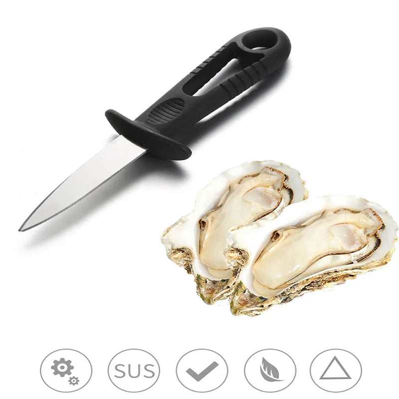 Stainless Steel Oyster Tool Seafood Knife For Seafood Shell Opening Multi Use Pry Knives Open Oysters And Shells Directly