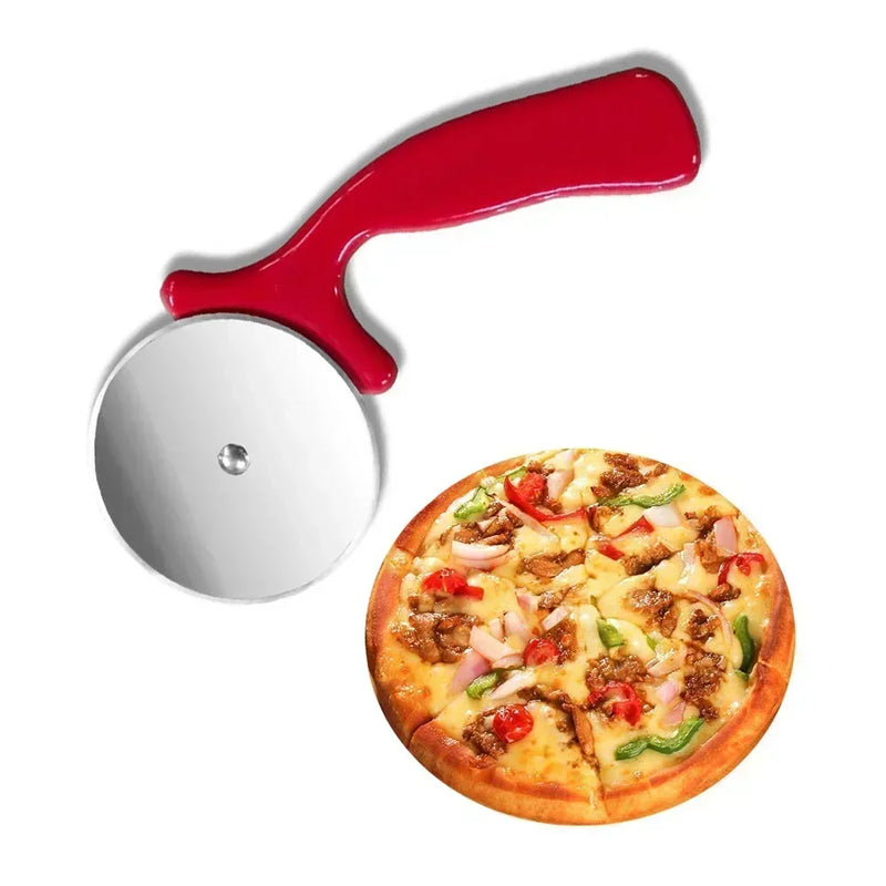 Stainless Steel Pizza Cutters Pastry Roller Cutter Pizzeria Knives Cookie Cake Rollers Wheel Scissor Bakeware Kitchen Accessory
